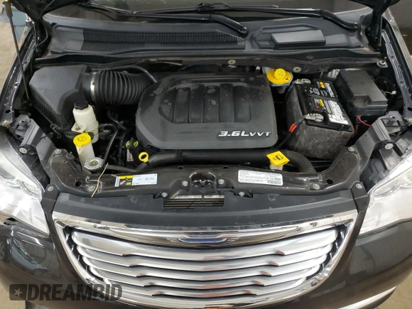 2013 Chrysler Town & Country Limited with VIN 2C4RC1GG0DR760237, listed as a Copart auction lot 50691645 with 94,716 mi miles and Salvage Title. Bid and sale history available at carsss.com. Image 14.