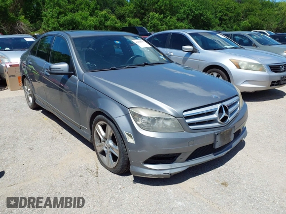 2011 Mercedes-Benz C-Class C 300 Sport with VIN WDDGF5EB7BR137123, listed as a IAAI auction lot 42058707 with 248,860 mi miles. Bid and sale history available at carsss.com. Image 1.