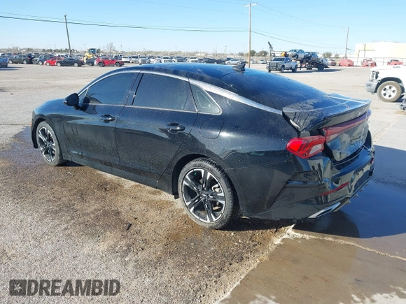 2022 Kia K5 GT-Line z VIN 5XXG64J2XNG139790, wystawiony jako IAAI lot #41737680 z przebiegiem 34 738 mil mil oraz . Historia ofert i sprzedaży dostępna na DreamBid. Obrazek 3.