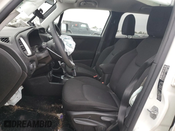 2021 Jeep Renegade Sport with VIN ZACNJDAB4MPM11800, listed as a Copart auction lot 44103615 with 54,027 mi miles and Salvage title. Bid and sale history available at DreamBid. Image 7.