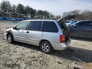 2002 Mazda MPV LX with VIN JM3LW28A520307520, listed as a Copart auction lot 44995145 with 139,593 mi miles and Salvage Title. Bid and sale history available at carsss.com. Image 2.