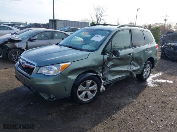 2014 Subaru Forester 2.5i Premium with VIN JF2SJAEC4EH542842, listed as a IAAI auction lot 41884132 with 116,092 mi miles. Bid and sale history available at carsss.com. Image 17.