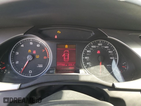2010 Audi A4 2.0T Premium Plus with VIN WAUHFAFLXAN032044, listed as a Copart auction lot 79078854 with 177,708 mi miles and Salvage Title. Bid and sale history available at carsss.com. Image 9.
