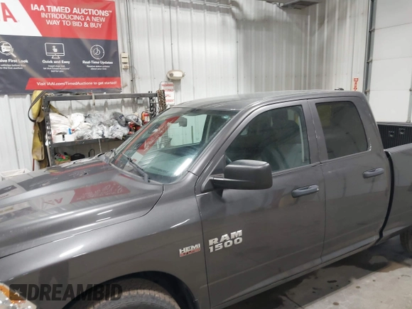 2014 Ram 1500 Tradesman z VIN 1C6RR7FT3ES214670, wystawiony jako IAAI lot #42517415 z przebiegiem 214 314 mil mil oraz . Historia ofert i sprzedaży dostępna na DreamBid. Obrazek 6.