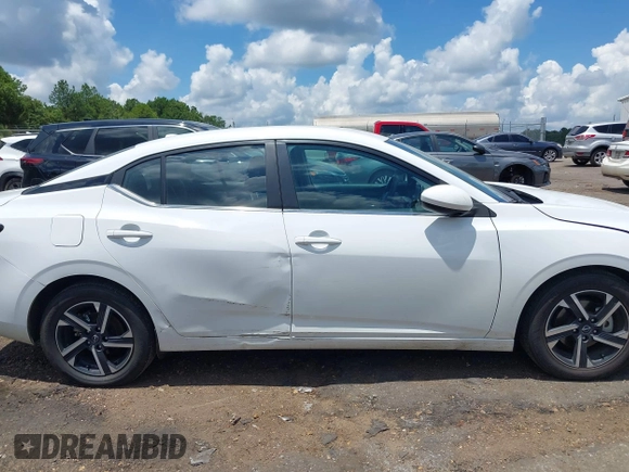 2024 Nissan Sentra SV with VIN 3N1AB8CV4RY348832, listed as a IAAI auction lot 42665119 with 35,994 mi miles and . Bid and sale history available at DreamBid. Image 13.