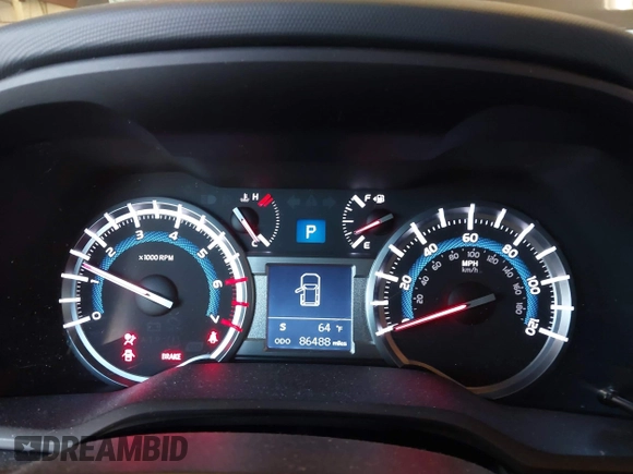 2016 Toyota 4Runner Limited with VIN JTEBU5JRXG5401670, listed as a IAAI auction lot 41866805 with 86,488 mi miles and . Bid and sale history available at DreamBid. Image 7.