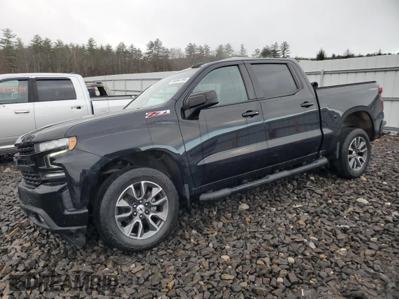 2021 Chevrolet Silverado 1500 RST with VIN 3GCUYEED7MG402683, listed as a Copart auction lot 84544154 with 48,655 mi miles and Salvage Title. Bid and sale history available at carsss.com. Image 1.