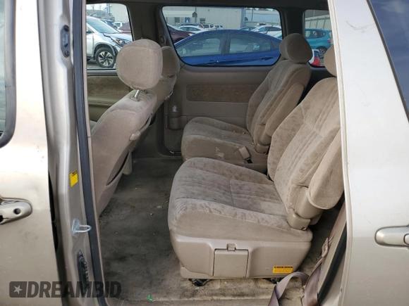 2002 Toyota Sienna LE with VIN 4T3ZF13C12U455861, listed as a Copart auction lot 80950914 with 250,830 mi miles and Salvage Title. Bid and sale history available at carsss.com. Image 11.