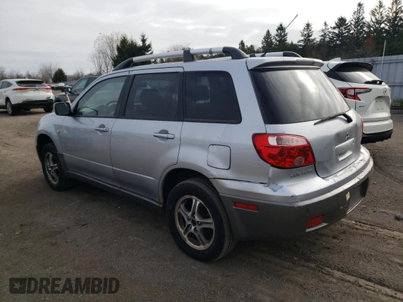 2005 Mitsubishi Outlander LS with VIN JA4LX31F75U601574, listed as a Copart auction lot 80107464 with 277,225 mi miles and Clean Title. Bid and sale history available at carsss.com. Image 2.