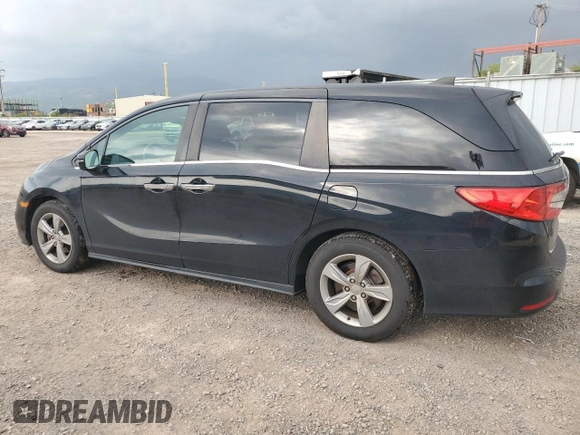 2018 Honda Odyssey EX with VIN 5FNRL6H50JB028983, listed as a Copart auction lot 51187405 with 111,779 mi miles and Clean title. Bid and sale history available at DreamBid. Image 2.