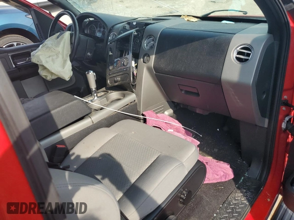 2008 Ford F-150 XLT with VIN 1FTPX14V78FA19515, listed as a Copart auction lot 60692805 with 96,852 mi miles and Salvage title. Bid and sale history available at DreamBid. Image 8.