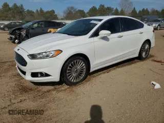 2013 Ford Fusion Titanium with VIN 3FA6P0K90DR299907, listed as a Copart auction lot 52327915 with 218,003 mi miles and Salvage Title. Bid and sale history available at DreamBid. Image 1.