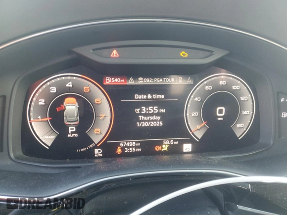 2019 Audi Q8 Prestige with VIN WA1FVAF15KD019070, listed as a Copart auction lot 43089295 with 67,498 mi miles and Non repairable. Bid and sale history available at DreamBid. Image 9.