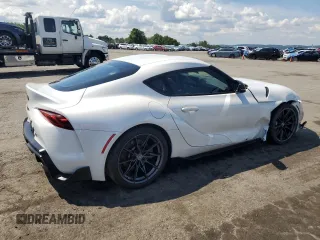 2023 Toyota Supra 3.0 with VIN WZ1DB0G09PW060627, listed as a Copart auction lot 65894025 with 26,657 mi miles and Salvage title. Bid and sale history available at DreamBid. Image 3.