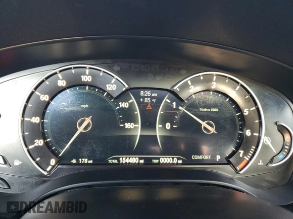 2017 BMW 5 Series 530i xDrive with VIN WBAJA7C38HG906137, listed as a Copart auction lot 66202255 with 154,480 mi miles and Clean title. Bid and sale history available at DreamBid. Image 9.