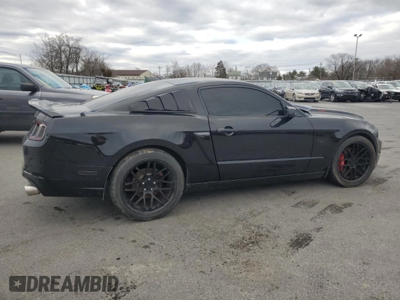 2013 Ford Mustang GT with VIN 1ZVBP8CF4D5208651, listed as a Copart auction lot 47289885 with 85,250 mi miles and Salvage Title. Bid and sale history available at carsss.com. Image 3.