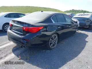 2017 Infiniti Q50 3.0t Premium with VIN JN1EV7AP7HM735786, listed as a IAAI auction lot 41696859 with 75,548 mi miles. Bid and sale history available at carsss.com. Image 4.