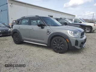 2022 MINI Countryman Cooper S z VIN WMZ83BR08N3N95291, wystawiony jako Copart lot #50149095 z przebiegiem 28 048 mil mil oraz Szkody całkowita. Historia ofert i sprzedaży dostępna na DreamBid. Obrazek 4.