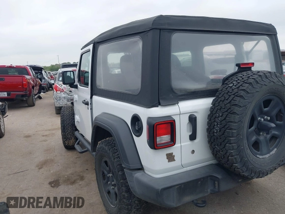 2018 Jeep Wrangler Sport with VIN 1C4GJXAG4JW307122, listed as a IAAI auction lot 41925899 with 94,740 mi miles and . Bid and sale history available at DreamBid. Image 3.