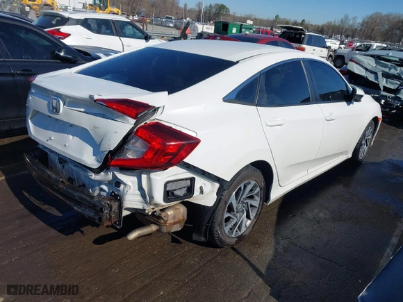 2016 Honda Civic Sedan EX with VIN 19XFC2F77GE214275, listed as a IAAI auction lot 41812843 with 85,850 mi miles. Bid and sale history available at carsss.com. Image 4.