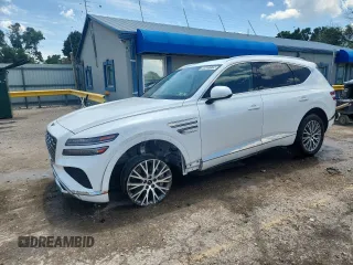 2025 Genesis GV80 Standard with VIN KMUHFESB7SU261647, listed as a Copart auction lot 64691515 with 15,369 mi miles and Clean title. Bid and sale history available at DreamBid. Image 1.