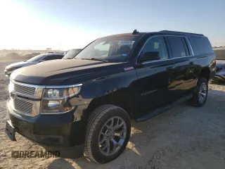2015 Chevrolet Suburban LS z VIN 1GNSCHEC9FR585125, wystawiony jako Copart lot #89390825 z przebiegiem 104 180 mil mil oraz Czysty tytuł • Clean title. Historia ofert i sprzedaży dostępna na DreamBid. Obrazek 1.