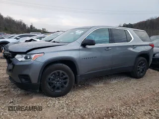 2021 Chevrolet Traverse LS with VIN 1GNEVFKW6MJ199963, listed as a Copart auction lot 78758874 with 94,171 mi miles and Salvage Title. Bid and sale history available at carsss.com. Image 1.