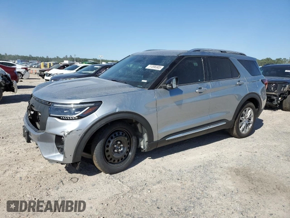 2025 Ford Explorer with VIN 1FMUK8HH6SGA04225, listed as a Copart auction lot 51096905 with 2,531 mi miles and Salvage title. Bid and sale history available at DreamBid. Image 1.