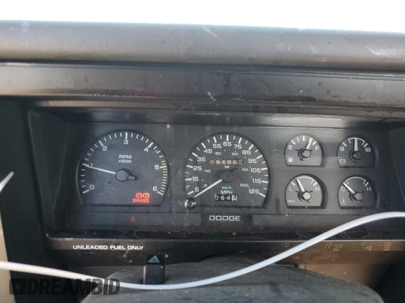 1993 Dodge Dakota S z VIN 1B7FL26X2PS175592, wystawiony jako Copart lot #76744054 z przebiegiem 94 863 mil mil oraz Szkoda całkowita • Salvage title. Historia ofert i sprzedaży dostępna na DreamBid. Obrazek 9.