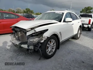 2010 Infiniti FX with VIN JN8AS1MUXAM801003, listed as a Copart auction lot 59277645 with Not provided miles and Salvage title. Bid and sale history available at DreamBid. Image 1.