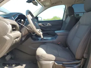 2021 Chevrolet Traverse LS with VIN 1GNERFKW5MJ243617, listed as a Copart auction lot 43853345 with 55,291 mi miles and Clean Title. Bid and sale history available at carsss.com. Image 7.