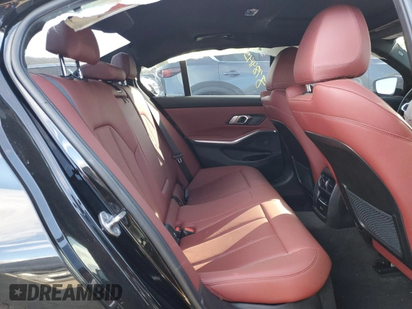 2022 BMW 3 Series M340i xDrive with VIN 3MW5U9J02N8C24006, listed as a Copart auction lot 87841145 with 0 mi miles and Salvage Title. Bid and sale history available at carsss.com. Image 10.
