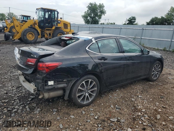 2015 Acura TLX Technology with VIN 19UUB2F50FA008629, listed as a Copart auction lot 63496325 with 86,147 mi miles and Clean title. Bid and sale history available at DreamBid. Image 3.