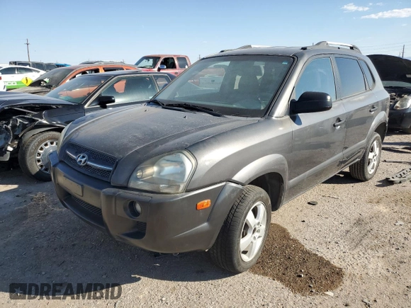 2007 Hyundai Tucson GLS with VIN KM8JM12B47U586150, listed as a Copart auction lot 75758794 with 203,714 mi miles and Clean Title. Bid and sale history available at carsss.com. Image 1.