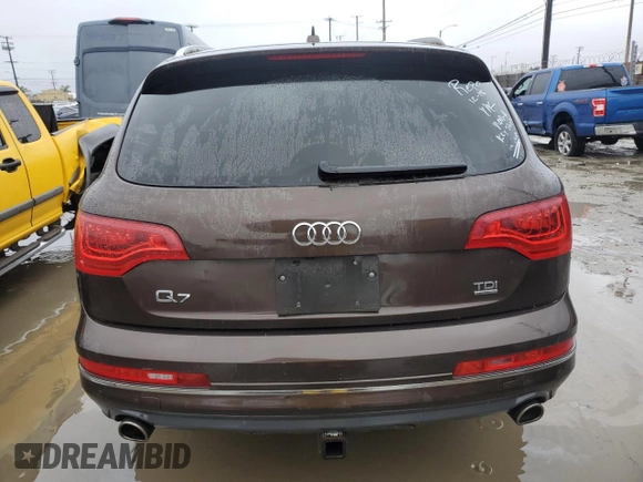 2013 Audi Q7 3.0L TDI Premium Plus with VIN WA1LMAFE4DD012722, listed as a Copart auction lot 45210685 with 161,082 mi miles and Clean Title. Bid and sale history available at carsss.com. Image 6.