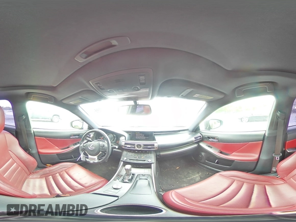 2015 Lexus IS 250 with VIN JTHBF1D25F5070127, listed as a Copart auction lot 54527055 with 144,586 mi miles and Salvage title. Bid and sale history available at DreamBid. Image 14.