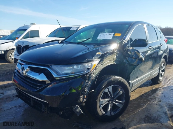 2018 Honda CR-V LX with VIN 2HKRW6H32JH217402, listed as a IAAI auction lot 41760340 with 69,515 mi miles. Bid and sale history available at carsss.com. Image 17.