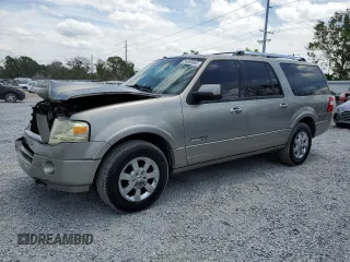 2008 Ford Expedition Max Limited with VIN 1FMFK20518LA77414, listed as a Copart auction lot 54095065 with 237,581 mi miles and Salvage title. Bid and sale history available at DreamBid. Image 1.