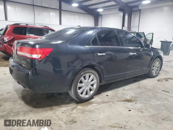 2010 Lincoln MKZ with VIN 3LNHL2GC2AR650791, listed as a Copart auction lot 60000935 with 170,517 mi miles and Salvage title. Bid and sale history available at DreamBid. Image 3.