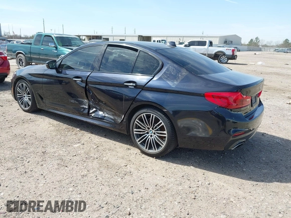 2018 BMW 5 Series 530i with VIN WBAJA5C59JWA38170, listed as a IAAI auction lot 41682219 with 61,990 mi miles and . Bid and sale history available at DreamBid. Image 3.