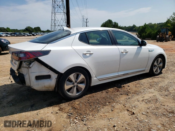 2016 Kia Optima Hybrid EX with VIN KNAGN4AD8G5092803, listed as a Copart auction lot 65328404 with 148,089 mi miles and Salvage Title. Bid and sale history available at carsss.com. Image 3.