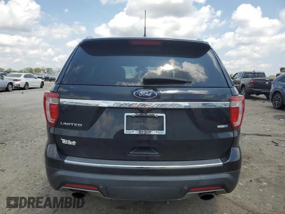 2018 Ford Explorer Limited with VIN 1FM5K8FH4JGC64564, listed as a Copart auction lot 63111625 with 145,794 mi miles and Clean title. Bid and sale history available at DreamBid. Image 6.
