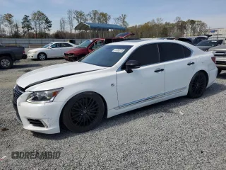 2015 Lexus LS with VIN JTHBL5EF2F5136263, listed as a Copart auction lot 51209215 with 52,558 mi miles and Salvage Title. Bid and sale history available at carsss.com. Image 1.