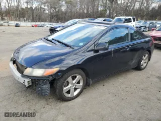 2008 Honda Civic Cpe EX-L with VIN 2HGFG12978H563398, listed as a Copart auction lot 85394144 with 183,300 mi miles and Salvage Title. Bid and sale history available at carsss.com. Image 1.