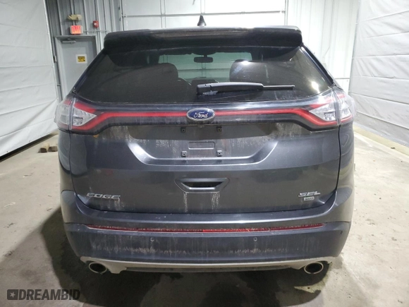 2016 Ford Edge SEL with VIN 2FMPK4J87GBC03427, listed as a Copart auction lot 48317115 with 98,357 mi miles and Salvage Title. Bid and sale history available at carsss.com. Image 6.