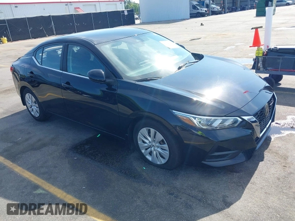 2020 Nissan Sentra S with VIN 3N1AB8BV4LY205923, listed as a IAAI auction lot 42060259 with 49,412 mi miles. Bid and sale history available at carsss.com. Image 1.