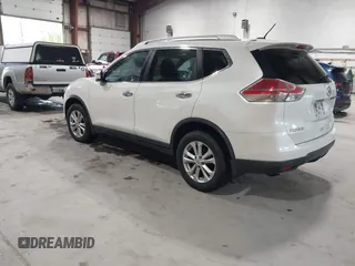 2016 Nissan Rogue SV with VIN KNMAT2MV2GP614966, listed as a IAAI auction lot 42167188 with 162,490 mi miles. Bid and sale history available at carsss.com. Image 3.