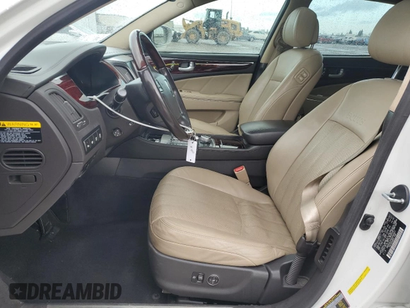 2013 Hyundai Equus Signature with VIN KMHGH4JH5DU064421, listed as a Copart auction lot 49272045 with 129,449 mi miles and Salvage Title. Bid and sale history available at DreamBid. Image 7.