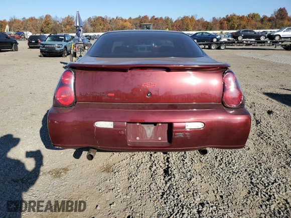 2002 Chevrolet Monte Carlo SS with VIN 2G1WX15K929192493, listed as a Copart auction lot 76564434 with 114,352 mi miles and Salvage Title. Bid and sale history available at carsss.com. Image 6.