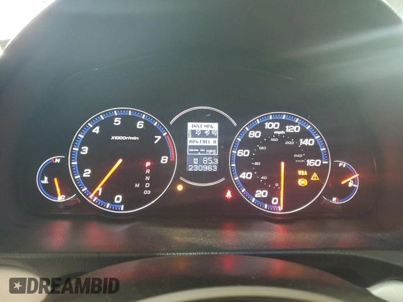 2006 Acura TSX Navi with VIN JH4CL96966C039115, listed as a Copart auction lot 60316435 with 230,963 mi miles and Salvage title. Bid and sale history available at DreamBid. Image 9.